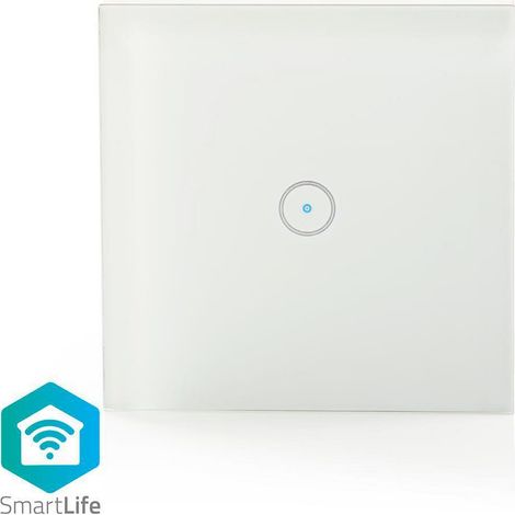 Smartlife power switch  wi fi  only  wall mount  1000 w  android  ios  glass  white 38585264 38585264 38585264 38585264 38585264