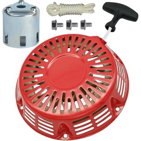 GX340 GX390 Démarreur à recul Ensemble de démarrage par traction pour Honda GX610 GX620 11hp 13hp générateur moteur tondeuse à gazon démarreur à rappel remplace 28400-ZE3-W01ZA (1/5)