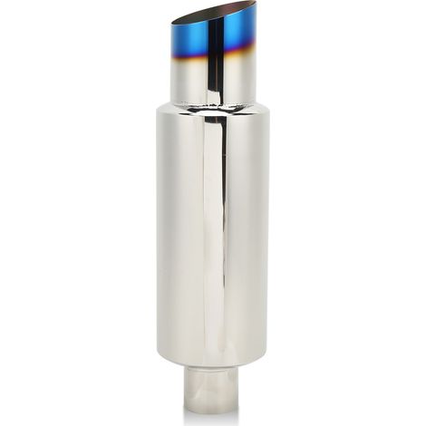 Silencieux d'échappement universel en acier inoxydable pour voiture, entrée 2 pouces, sortie 3 pouces. (1/5)