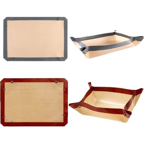 Tapis de cuisson en silicone - imperméable - plaque à biscuits - revêtement antiadhésif - tapis de four résistant à la chaleur - accessoire de cuisine (1/5)