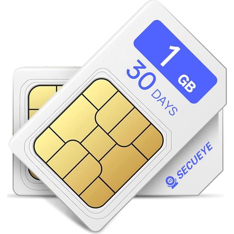 Carte SIM 4G LTE – Données seules, prépayée sans Engagement, Couverture Nationale, pour caméras de sécurité, routeurs, hotspots Mobiles et appareils IoT débloqués (1Go/30jours) (1/5)