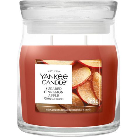 Candela Sugared Cinnamon Apple 368g Rosso Yankee Candle