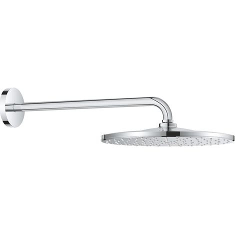 Grohe Rainshower - Douche de tête 310 Mono, 1 jet, bras de douche 42 cm, chrome 26557000