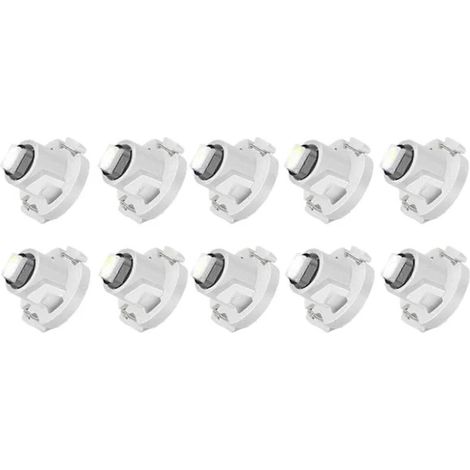 10 weiße T4 T4.2 Neo Wedge 1-SMD LED-Lampen für Armaturenbrett- und Klimaanlagenbeleuchtung