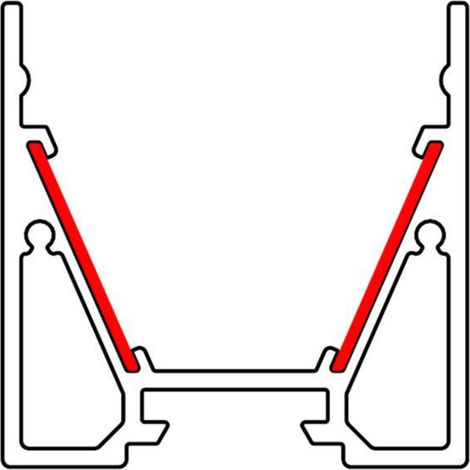 Barthelme 62399817 62399817 Reflektorband Polymer (L x B x H) 10000 x 15.5 x 0.5 mm 1 St.