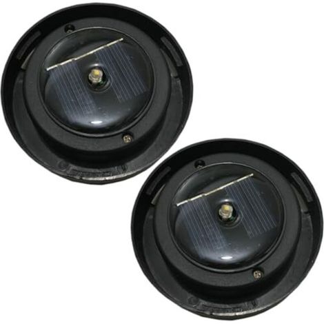2er-Pack Solarleuchten-Ersatz, 3,2 Stück wasserdichter Solarleuchten-Ersatz, warmweißes LED-Solarpanel-Ersatz für Außenleuchten, DIY-Dekor.