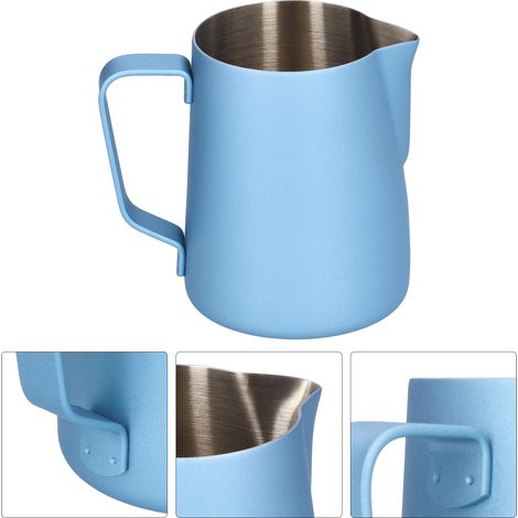 Milchaufschäumkännchen aus Edelstahl 304 mit Adlerdüse für den Küchengebrauch, 350 ml (1/5)