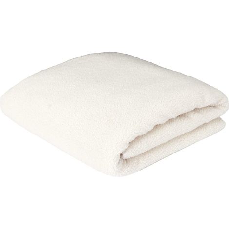 Manta 120x150cm Sherpa color crudo mullida suave FABRICADO EN POLIÉSTER (1/5)