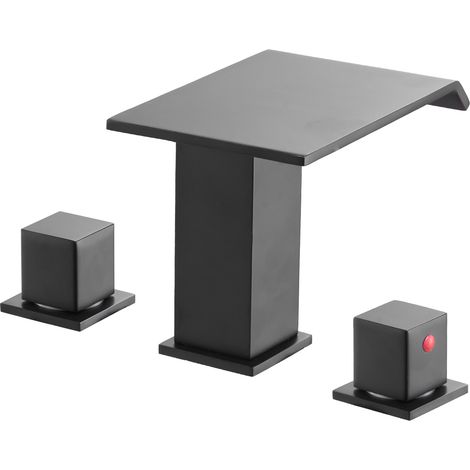 Mophorn Römische Badewannenarmatur mit 3-Loch-Design & 2 Griffen, Edelstahl-Wannenarmaturen-Set mit breitem Auslauf für die Deckmontage, ideal zum Baden oder Waschen von Haustieren und Erwachsenen (1/5)