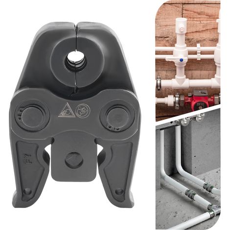 Mâchoires de sertissage TH12 Mâchoires de sertissage pour tube composite, pour connecter des tuyaux en aluminium et plastique, tuyaux PEX, PB, manchons en acier inoxydable (1/5)