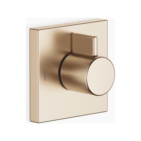 Inverseur encastré deux voies Dornbracht, rosace 60x60mm,