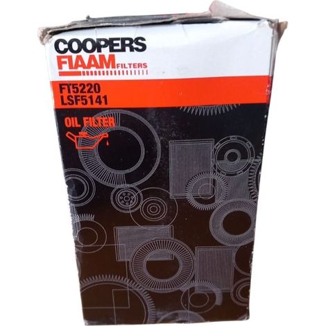 Filtro olio motore marca coopers fiaam codice filtro ft5220 lsf5141