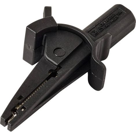 VOLTCRAFT MSK-130 Pince crocodileCAT IV 600 V, CAT III 1000 V 10 A noir (1/4)