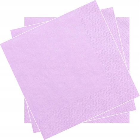 Servilletas de 3 capas, 20 unidades, color lavanda (1/2)