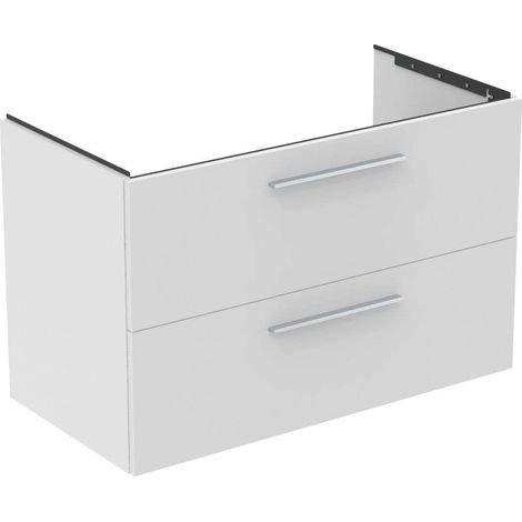 Ideal Standard i.Life B - Mueble de lavabo, 100x63x51 cm, 2 cajones, blanco mate T5276DU (1/3)
