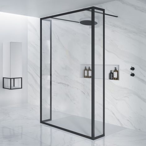 Paroi de douche italienne LUCID 404 swing RIHO 90x40x200 cm (1/3)