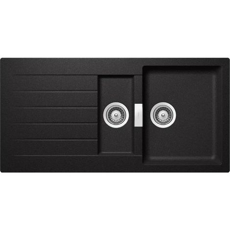 Schock Einbauspüle Cristadur Signus D-150 A Stone STO Exzenterbedienung (1/3)