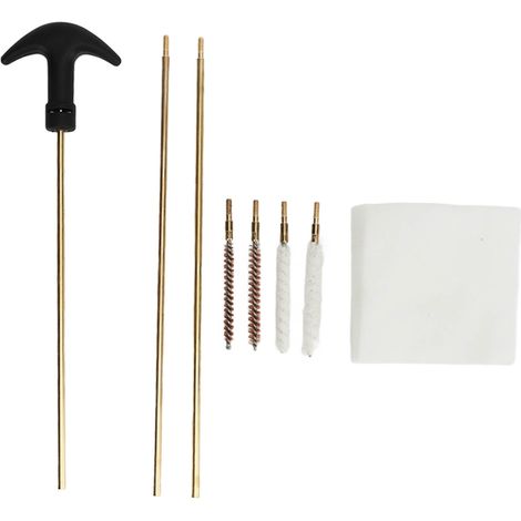 Tige de Nettoyage pour Canon Calibre .177/.22 avec Brosses en Laiton et Chiffon (1/5)