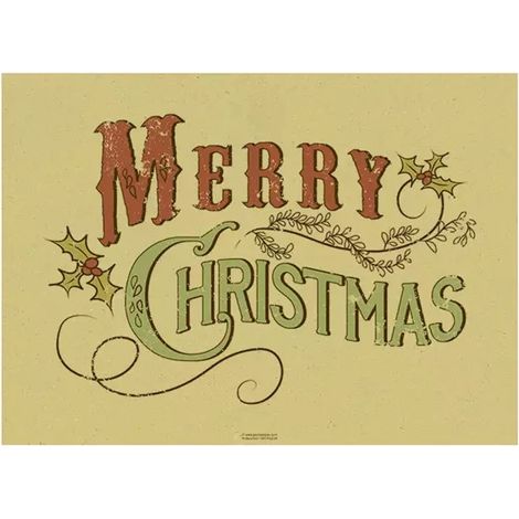 Tovagliette di carta "Natale Vintage" 31 x 43 cm, 250 pezzi.