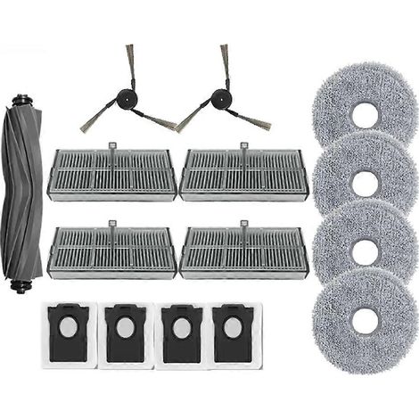 15PCS pour Dreame X40 Ultra/L40 Ultra MOVA P50 Pro Ultra/P10 Ultra pièce détachée Brosse Filtre Serpillière Cloth Sac à poussière (1/5)