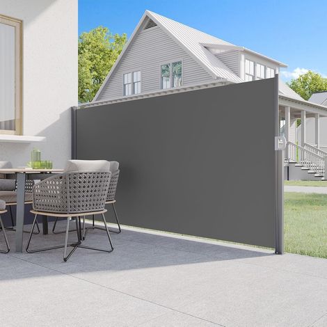YODOLLA Store latéral 300x180 cm, Brise-Vue Extensible Pare-Soleil, Pliable Étanche pour Jardin Balcon & Terrasse