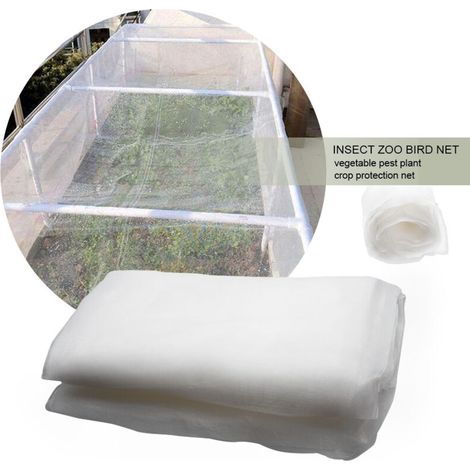Filet anti-insectes pour plantes, couverture anti-insectes, filet en nylon anti-poussière, serre à légumes, filet anti-oiseaux, filet pour verger de jardinage (2,5 6M) (1/3)