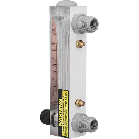 Einstellbarer Flüssigkeitsdurchflussmesser 16–160 l/h, transparent, hochpräzise, Einbauausführung (1/5)