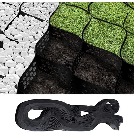 15m² Stabilisateur Gravier 5cm Hauteur,5x3 m Stabilisateur De Gravier, Grille De Protection pour Gazon, Grilles De Pelouse