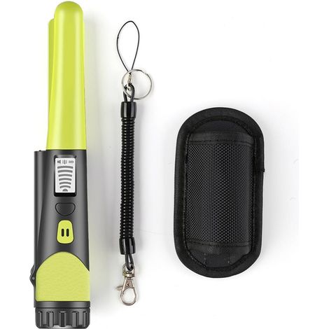 Détecteur de métaux portable étanche avec vibreur et bip, chercheur d’or pour adultes et enfants, sonde de détection extérieure.