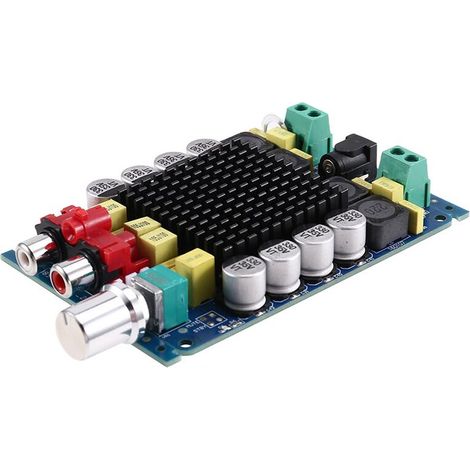 Convient pour la carte d'amplificateur audio stéréo à deux canaux TDA7498, classe D, 2 x 100 W  module d'amplificateur numérique, 2 x 100 W CC, 14-34 V.