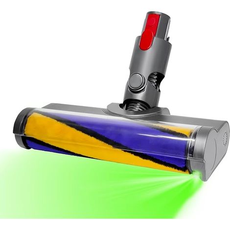 Adecuado para repuestos de cepillo con función de detección de polvo compatible con aspiradora Dyson V7, V8, V10, V11, V15, cepillo de repuesto, boquilla para piso, accesorios, cepillo de liberación r (1/5)