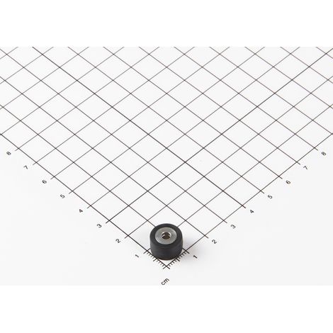 Magna-C Gummiertes Magnetsystem Ø12x7mm mit konischer Senkung (1/3)