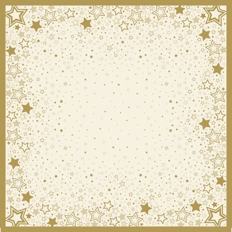 Duni Mitteldecke holiday star cream 84 x 84 cm