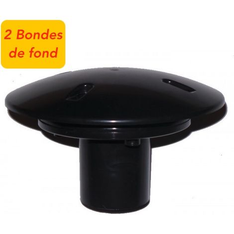 2 Bondes de fond 75 mm pour bassins de jardin et piscine. Qualité, installation facile (1/5)