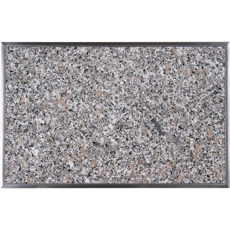 Einbau Granitfeld in Arbeitsplatte - 510 x 325 mm Rosa Beta inklusive Edelstahlwanne, Topfträger & Schneidbrett