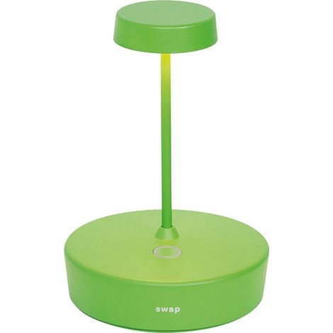 Lampada a led da tavolo Swap mini pro Verde mela ricaricabile e dimmerabile (1/3)