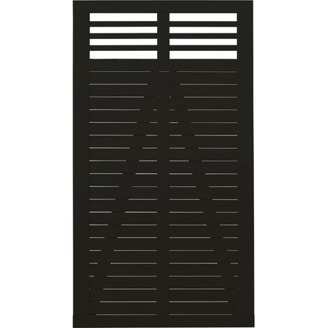 Plus Tor Decora 100 x 180 cm RAL 9005 Schwarz