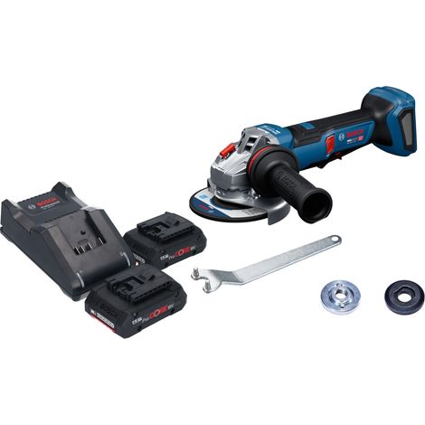 Bosch GWS 18V-11 PS Akku Winkelschleifer 18 V 125 mm Brushless + 2x ProCORE Akku 4,0 Ah + Ladegerät
