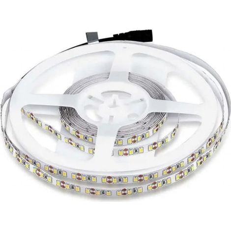 Strip led 12V, bianco caldo 3000K, 5 metri, SMD3528, 8W/m, 120 led/m, IP20, larghezza 8mm - V-TAC VT-3528 212025
