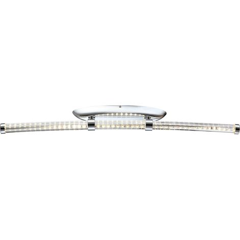 Applique murale chrome spot mural design moderne applique murale salon clair, 1x LED 16 watt 835 lumens blanc neutre, L 81,4 cm (1/3)