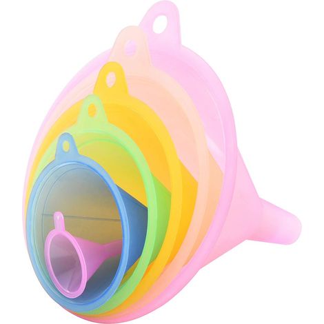Entonnoir en plastique pour le transvasement de bouteilles, pour la cuisine, le laboratoire, les loisirs créatifs et l'usage domestique.-AquaForge (1/5)
