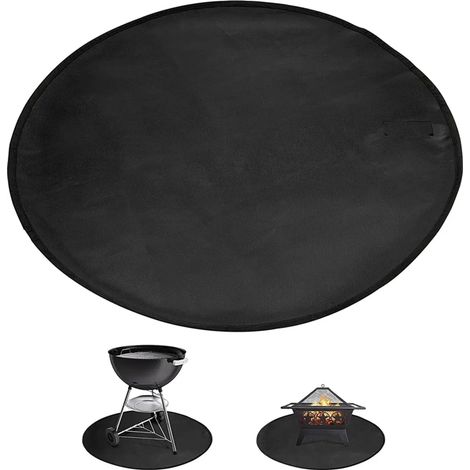 Filiyano-Tapis de protection pour barbecue de 91 cm (36 pouces), tapis pour foyer extérieur, tapis ignifugé, coussin anti-feu, accessoires de barbecue (1/5)