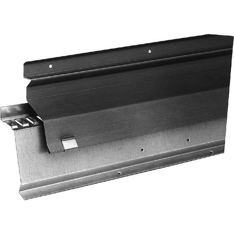 Giunzione a muro frontale anthra-zinc VM Building - 2 mm x 1,95 m - VM943 - 220007504 (1/2)