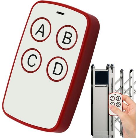 Télécommande d'ouvre-Garage, télécommande de Porte de Garage  Duplicateur de télécommande sans Fil - Télécommande de clonage à 4 Boutons, télécommande de Portail électrique de Remplacemen (1/5)