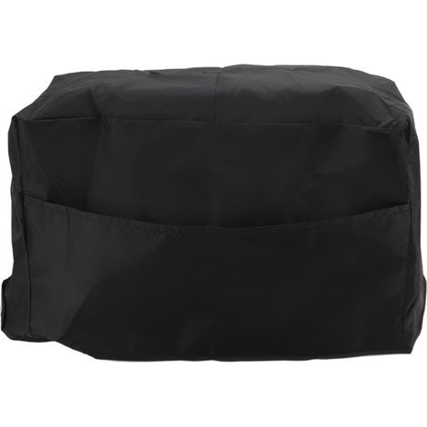 Schweißgeräte-Schutzhaube, wasserdicht, 190T silberplattiertes Polyester-Taft, UV-beständig, Staubschutz für Schweißer, für Garten und Balkon, 50 x 25 x 31 cm / 19,7 x 9,8 x 12,2 Zoll, Schwarz (1/5)