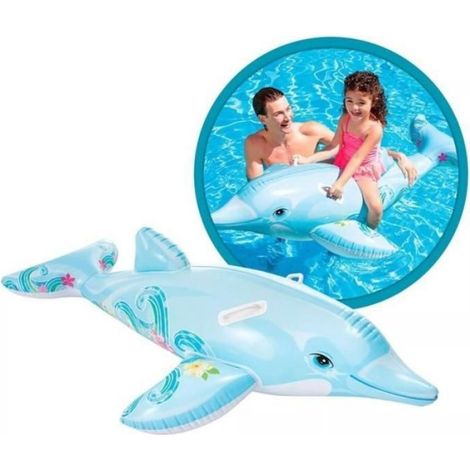 Flotteur piscine dauphin - Gonflable sécurisé Pour enfants - Piscine et plage (1/5)