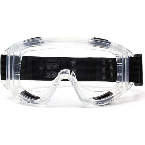 Lunettes De Sécurité Anti Rayures Anti Buée Transparentes Unisexe Pour Bricolage Chantier