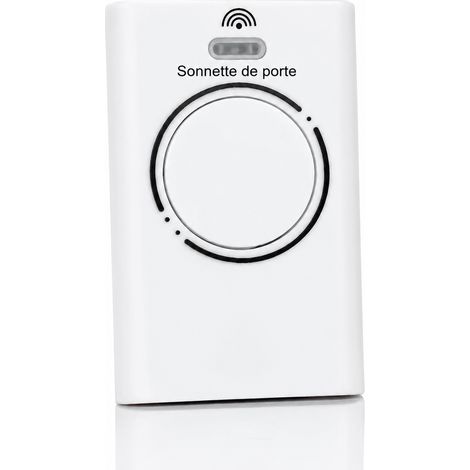 Télécommande sans fil 868 MHz 2 touches blanche pour porte de garage et portail blanc 2 868mhz xr012-5 8 × 4 × 3 cm 49 g – Livraison gratuite