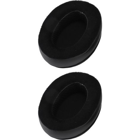 Coussinets d'oreille de rechange pour casque de monitoring studio Brainwavz HM5 : coussinets souples professionnels en cuir protéiné (1/5)