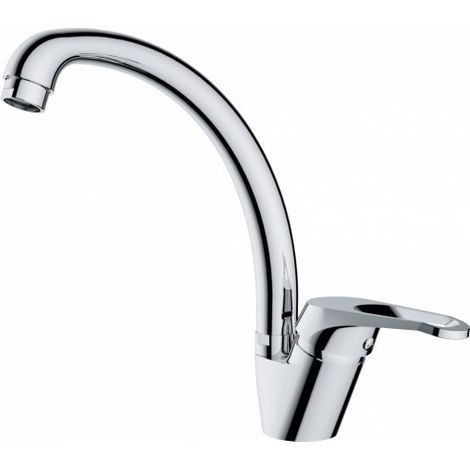 FRANKE VEGA 115.0622.962 MISCELATORE A CANNA GIREVOLE CROMATO (1/2)